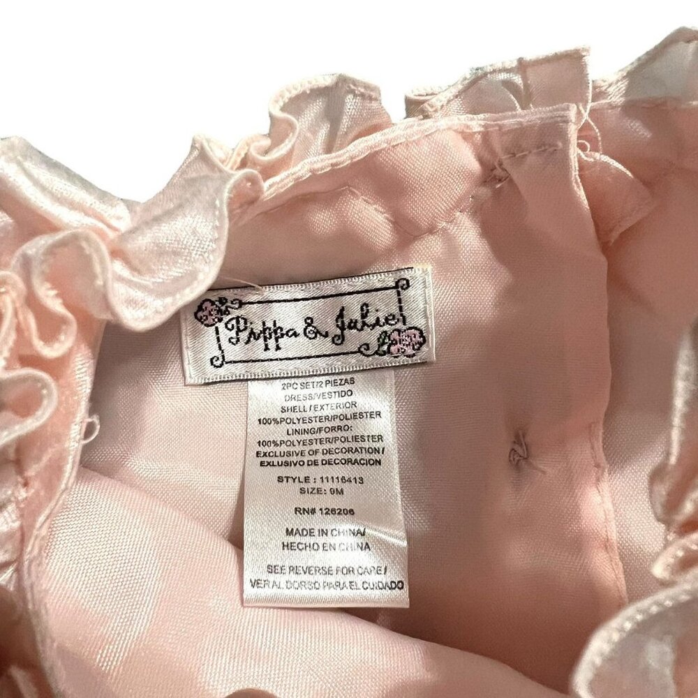 Pippa & Julie 9m Pink Special Occasion Party Dress - Picture 4 of 8